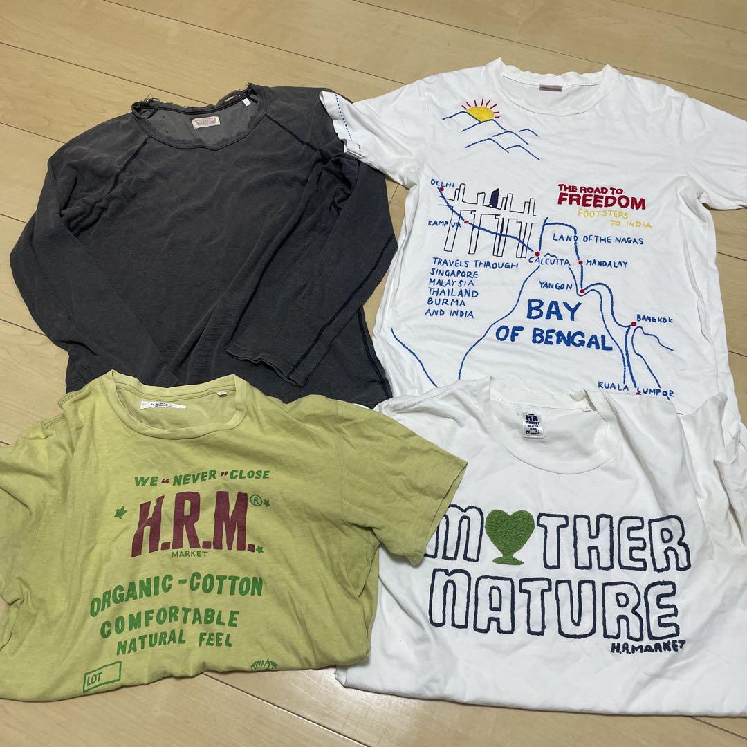無料発送 ガイジンメイド ハリウッドランチマーケット インド刺繍Tシャツ トップス