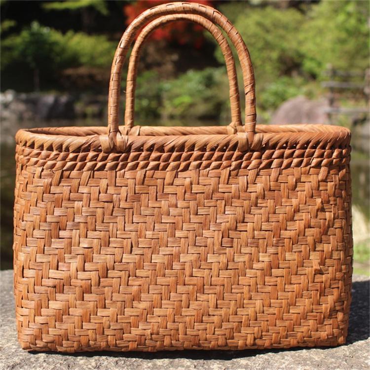 山葡萄 かごバッグ 網代編み やまぶどう 山ぶどう カゴバッグ 着物 籠バッグ