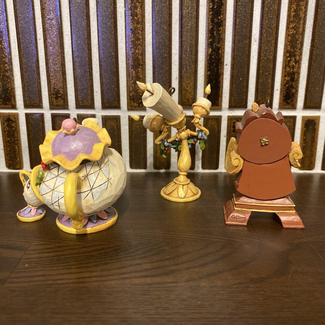 ディズニートラディション 美女と野獣 オーナメント フィギュア 5体セット