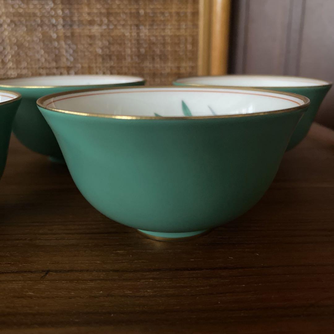 香蘭社 湯呑み茶碗5客有田焼