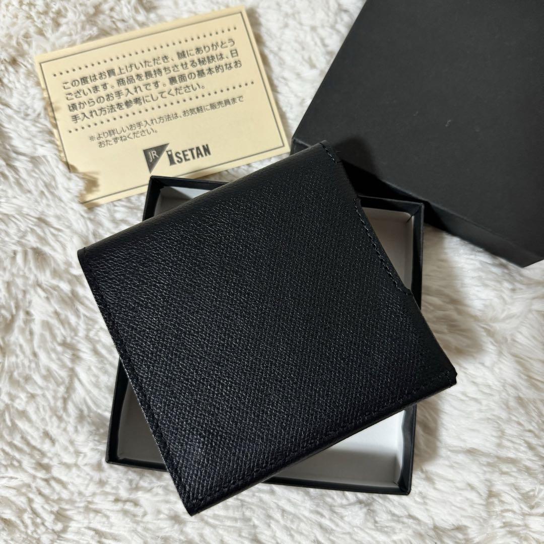 新品未使用✨　abrAsus アブラサス　薄い財布　A1101 ブラック　レザー