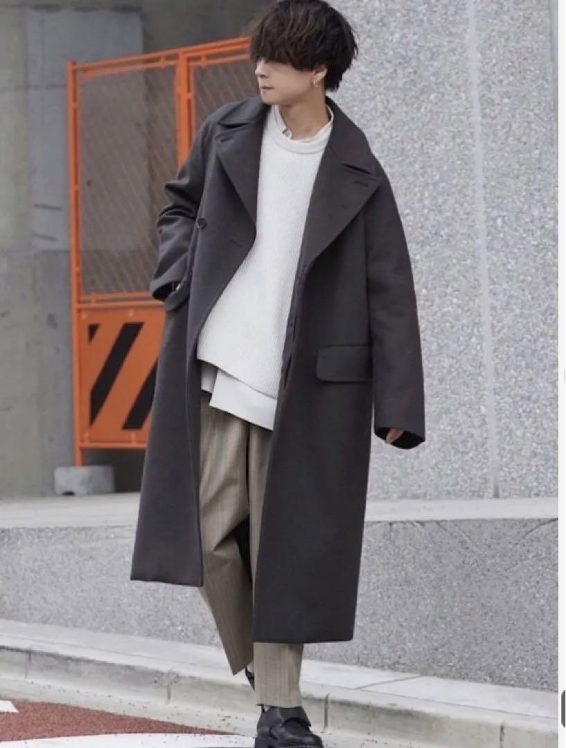 LIDNM リドム Super140s OFFICER COAT コート