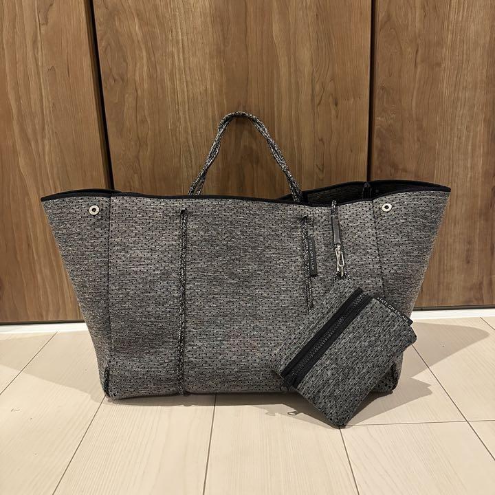 STATE OF ESCAPE エスケープ 人気色チャコールマール トートバッグ