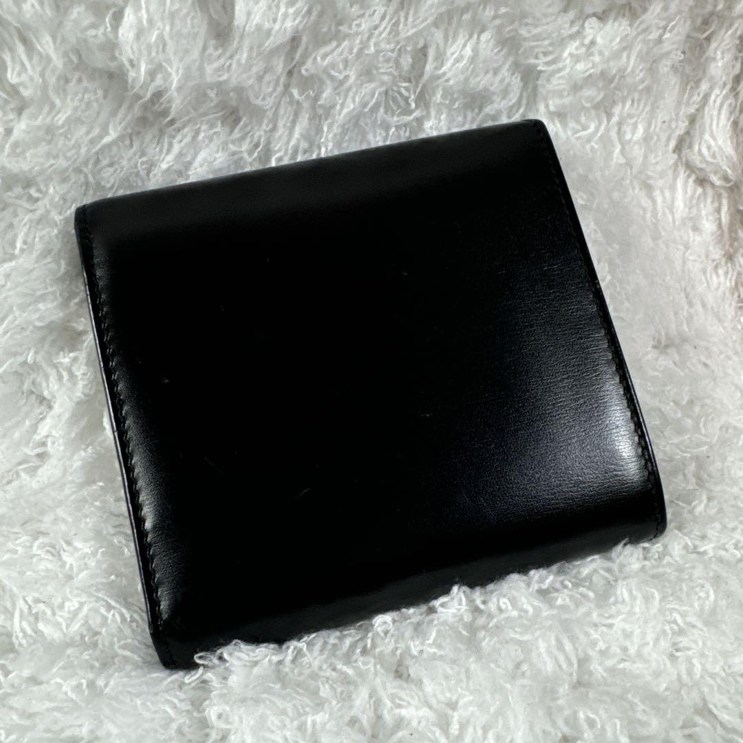 美品 Cartier カルティエ ブラック パンテール レザー 2つ折り財布