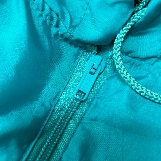 USA古着 80s AUBURN 薄手ナイロンアノラックパーカー L～XL 緑