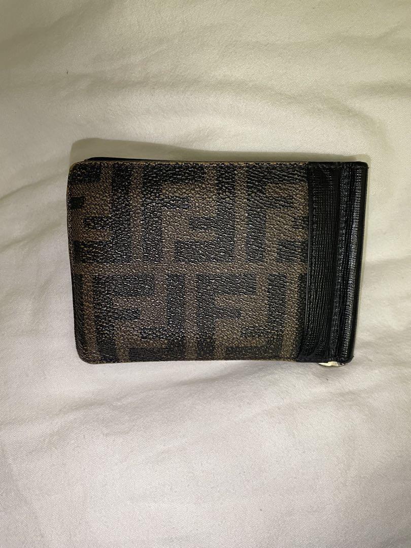 Fendi マネークリップ ブラウン/ブラック　レア