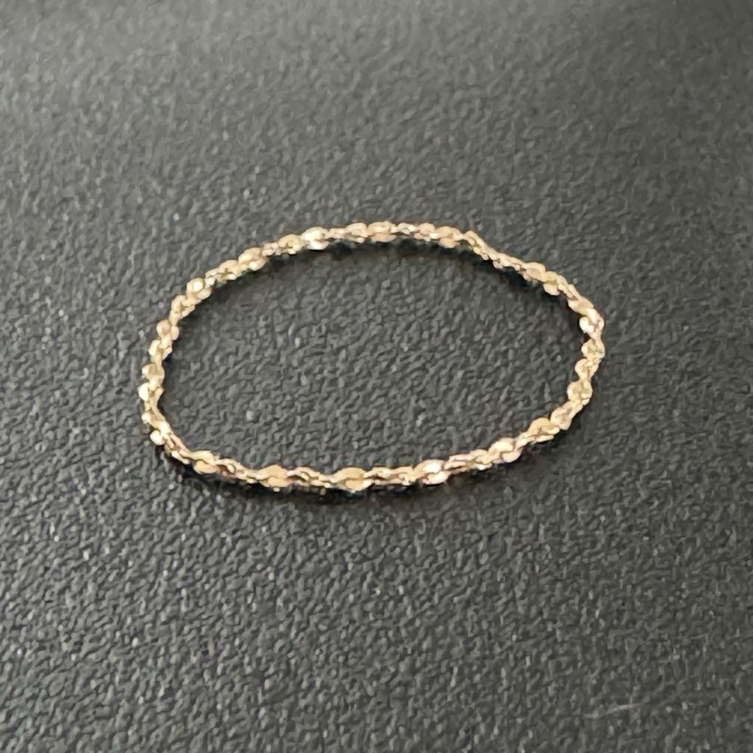 値下げ LORO K18 chain ring ロロリング - メルカリ