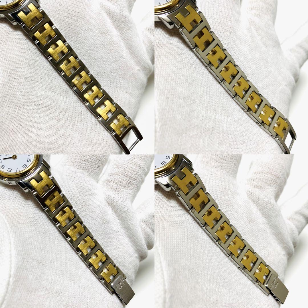 超美品！　HERMES エルメス　クリッパー　新品仕上げ済み　レディース腕時計