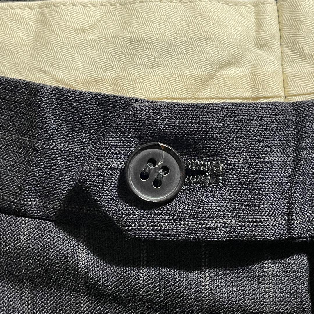 80s Dior Monsieur ブラックスラックス ストライプ 【W35】 80s Dior Monsieur ブラックスラックス ストライプ 【W35】