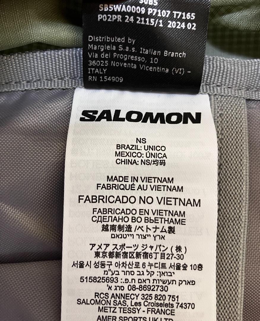 新品 24aw mm6 マルジェラ salomon バックパック 緑 17427