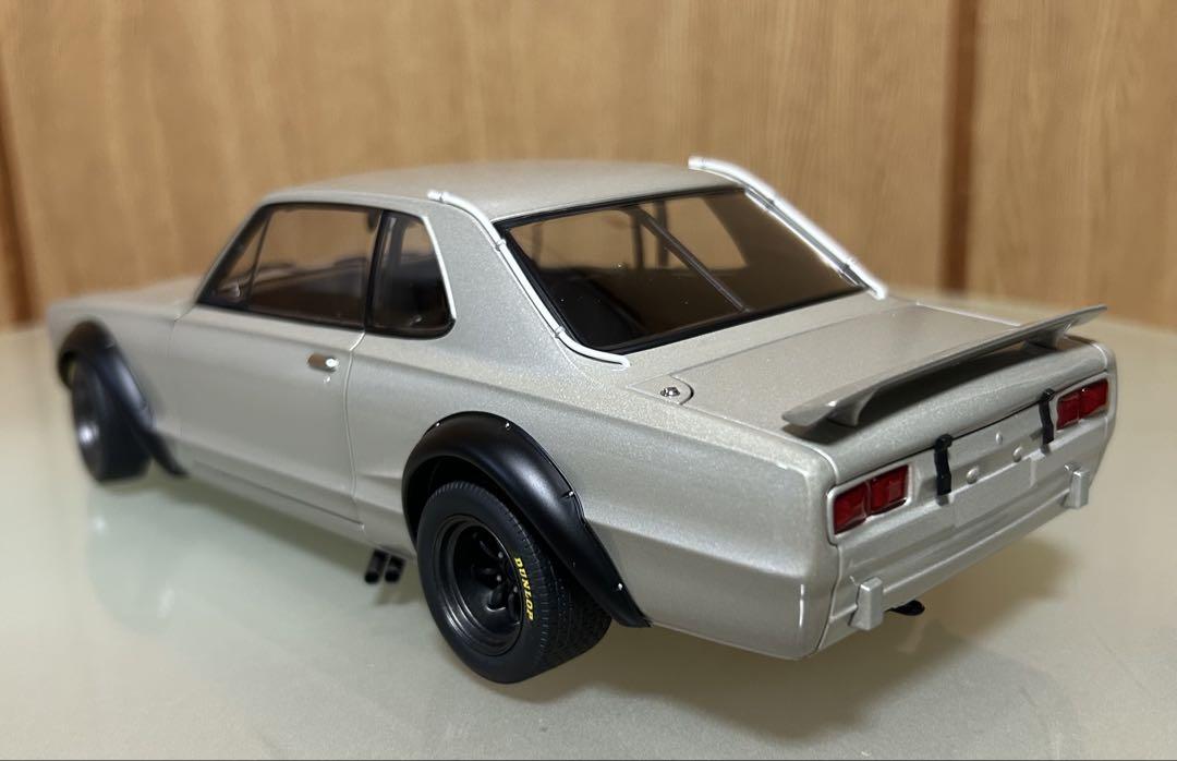 オートアート ハコスカ レーシング シルバー 1/18
