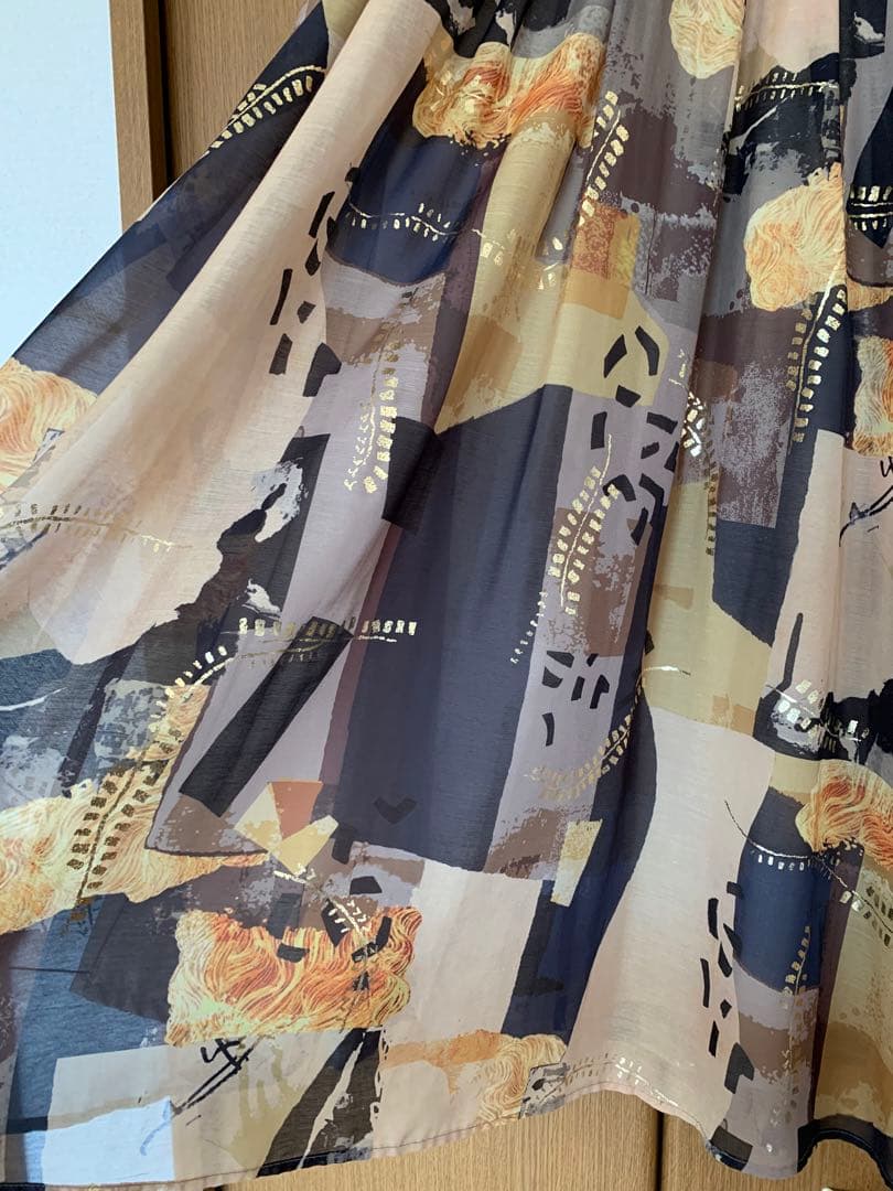 Ameri vintage EMILIE TUCK FLARED SKIRT by メルカリ 