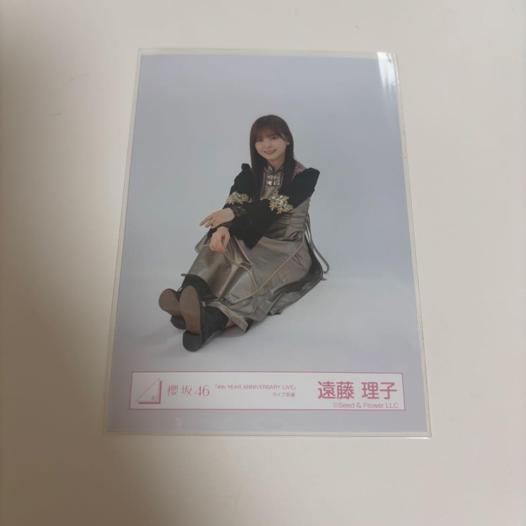 遠藤理子 4th アニラ　サイン入り生写真 遠藤理子 4th アニラサイン入り生写真