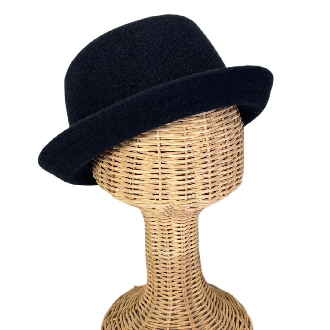 BIGサイズ KANGOL ウール素材 ポークパイハット Black XLサイズ