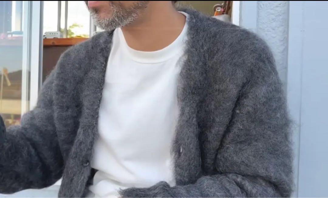 トップス KAJA MOHAIR KNIT CARDIGAN OVY