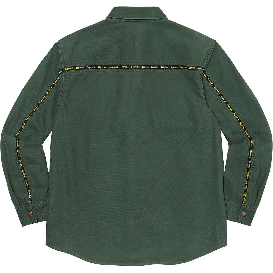 【本物保証 /関税・送料無料】Supreme Stencil Tee Supreme Logo Taping Work Shirt