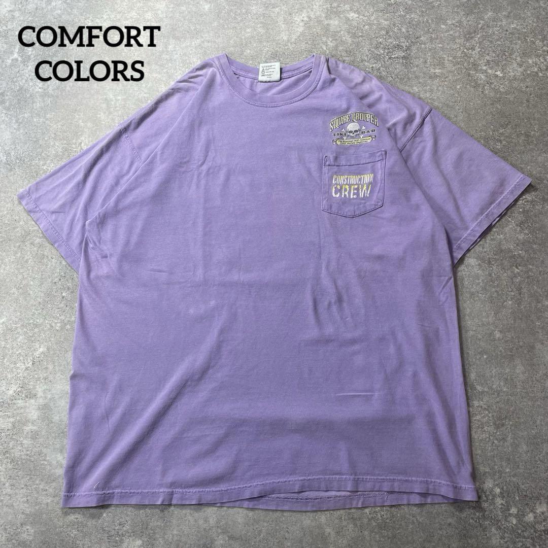 COMFORT COLORS XXL ポケT スカル バックプリント 4,490円