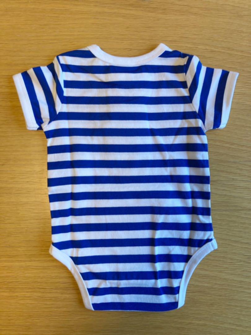 【新品未使用、タグ付き】marimekko ロンパース　ボーダー　2枚組