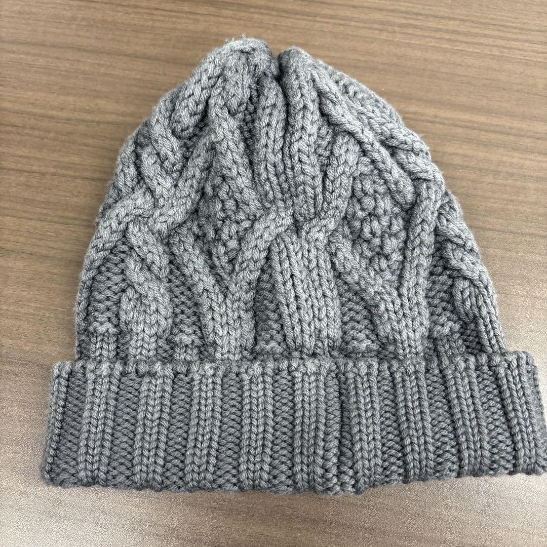 美品MONCLER モンクレール ニット帽 ニットキャップ