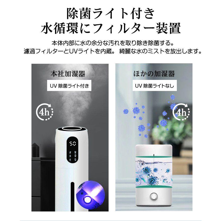 加湿器 9L大容量 業務用 超音波タワー式 加湿機 37-125畳 定湿可能