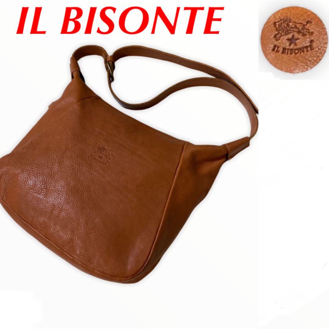 人気 定価64900 IL BISONTE イルビゾンテ レザー ショルダー aljaser