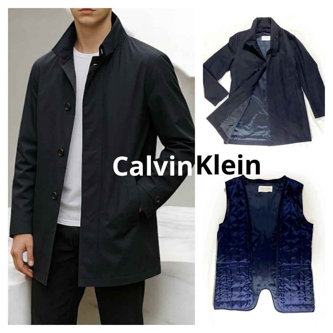 3way カルバンクライン CalvinKlein ステンカラーコート ライナー