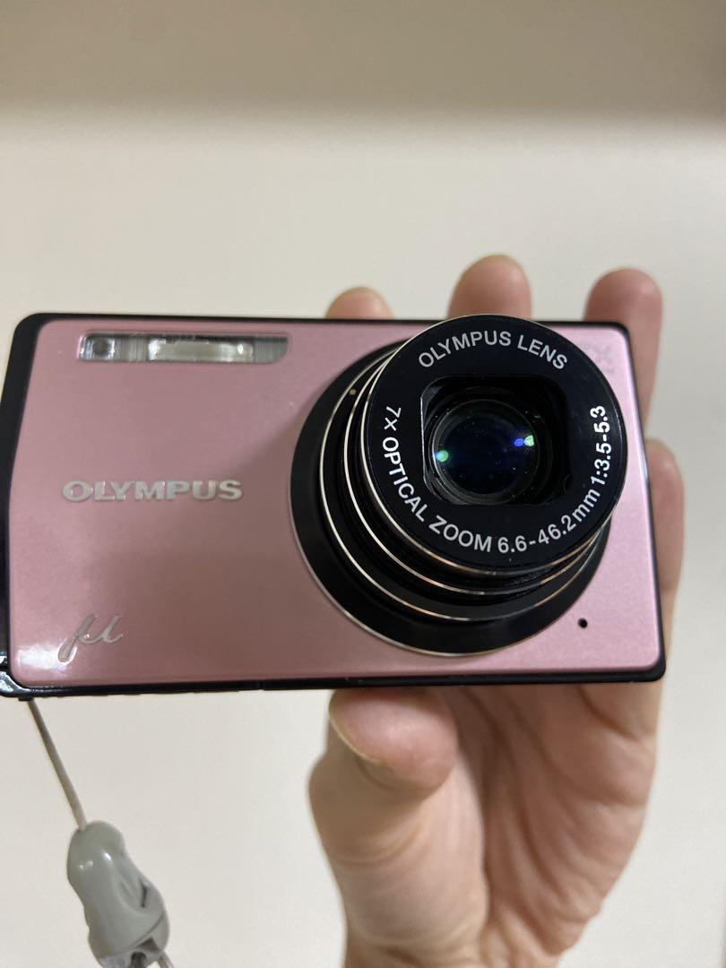 OLYMPUS μ ピンク デジタルカメラ Olympus μ ピンク コンパクトデジタルカメ - メルカリ
