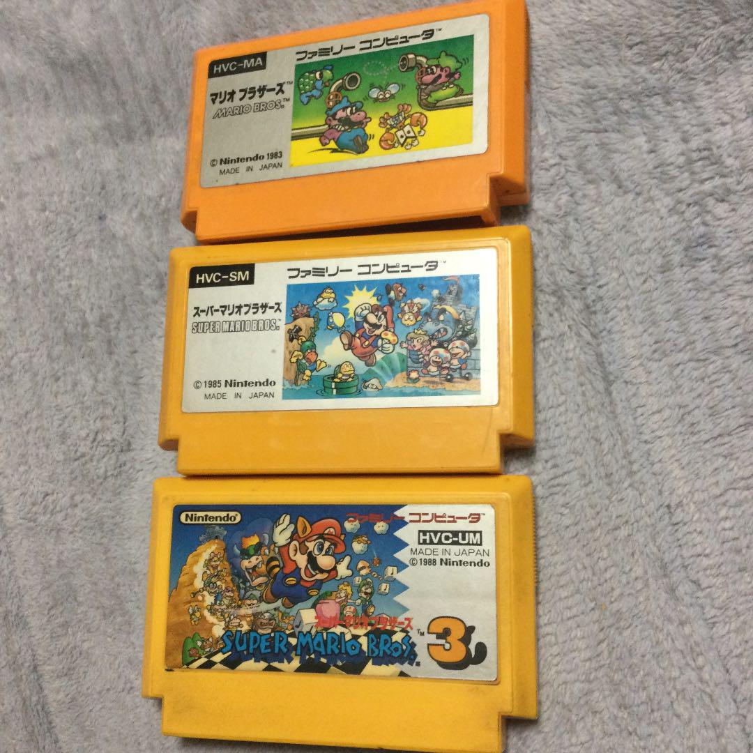 ファミコンソフト:マリオ3本セット - メルカリ ファミコンソフト:マリオ3本セット - メルカリ