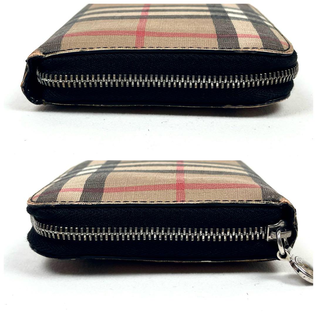 BURBERRY バーバリー 長財布 ノバチェック柄×黒