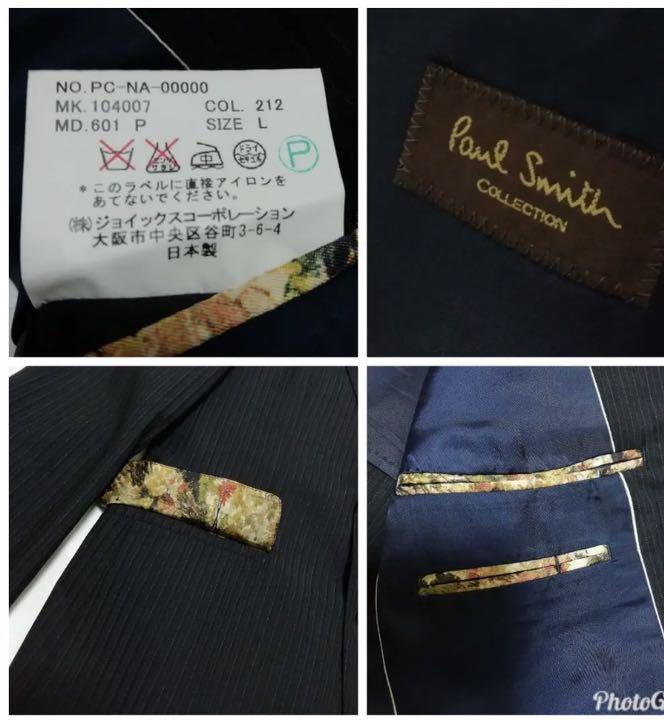 美品 スーツ Paul Smith b5rhI-m89971389918 花柄デザイン ポールスミスコレクション 超激得新作