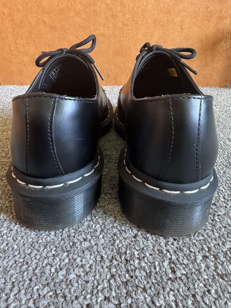 Dr. Martens 　白ステッチ　uk6 1461 WHITE STITCH 3 ホール シューズ