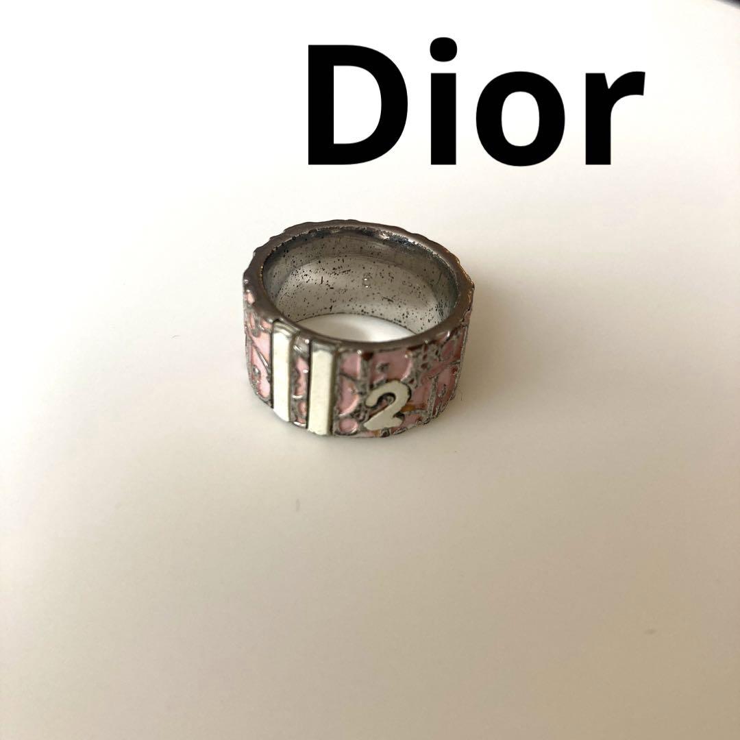 Dior クリスチャンディオール トロッター リング 指輪 ピンク 6