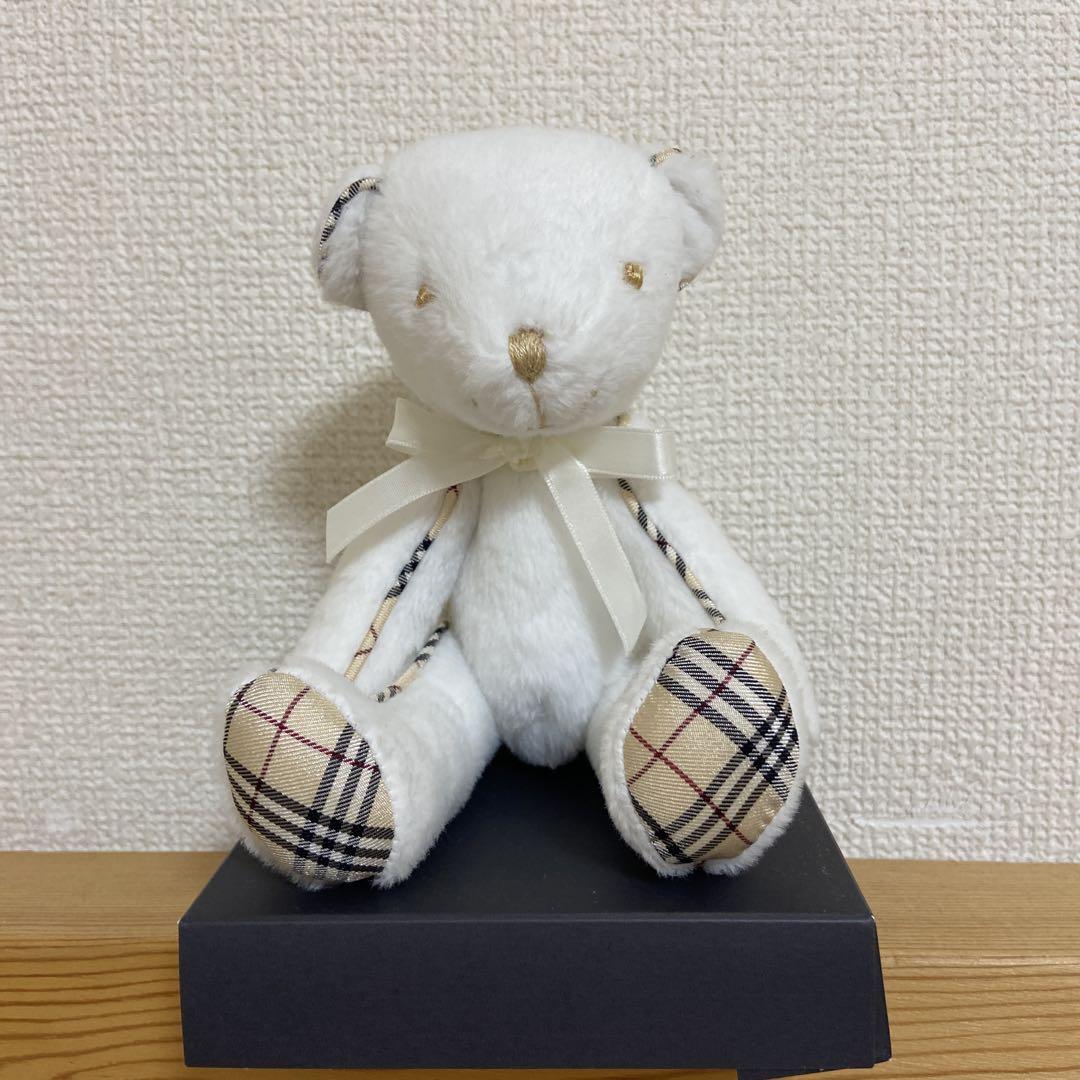 BURBERRY クマのぬいぐるみ ホワイト