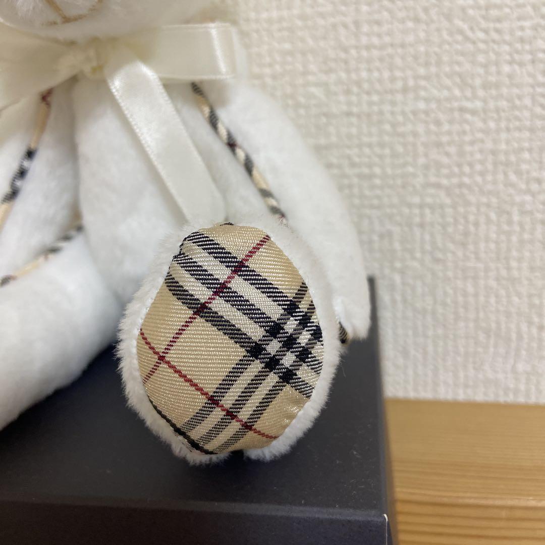 BURBERRY クマのぬいぐるみ ホワイト