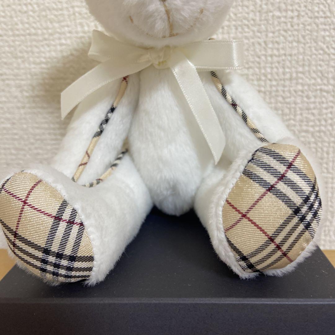 BURBERRY クマのぬいぐるみ ホワイト
