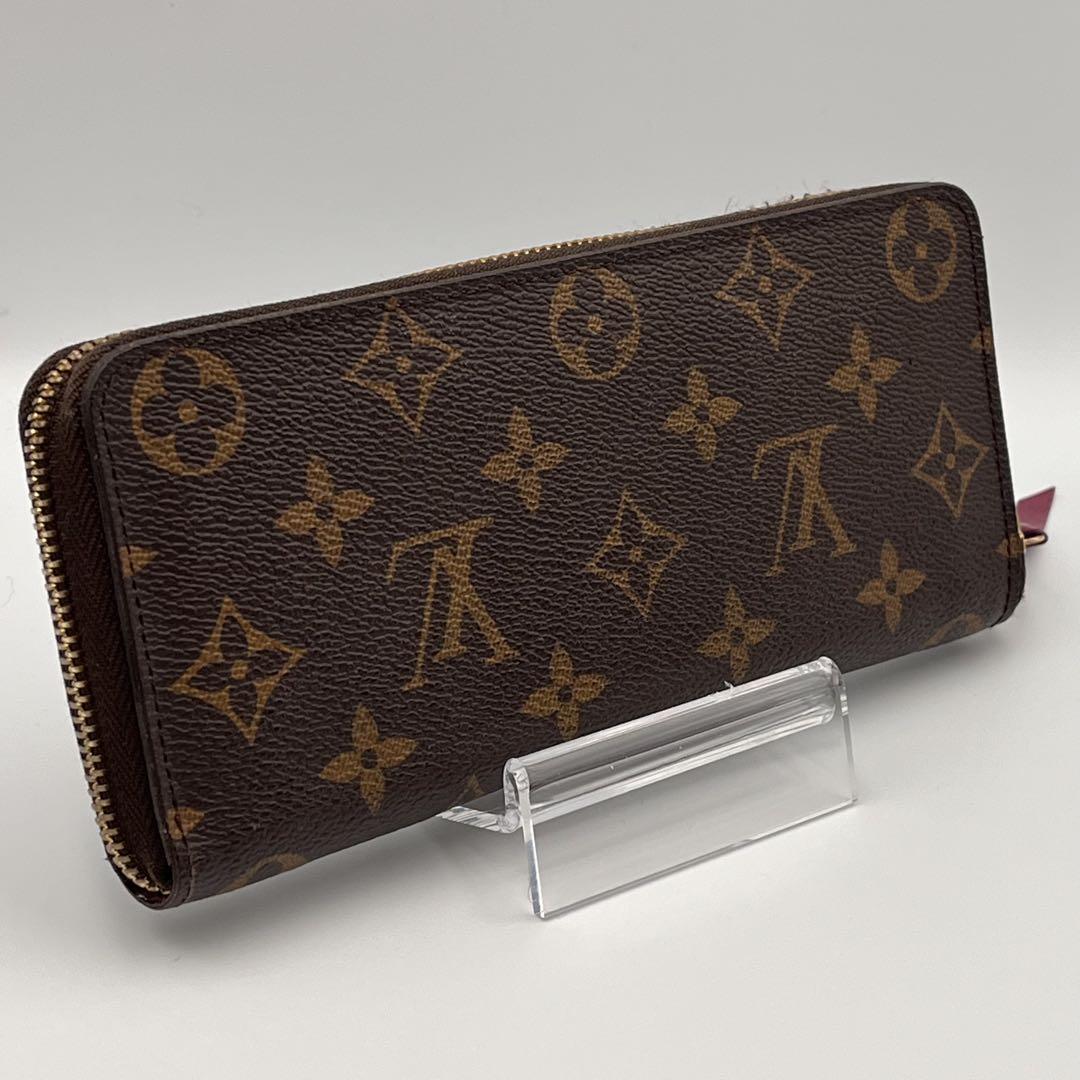 極美品✨ルイヴィトン モノグラム ポルトフォイユ クレマンス フューシャ
