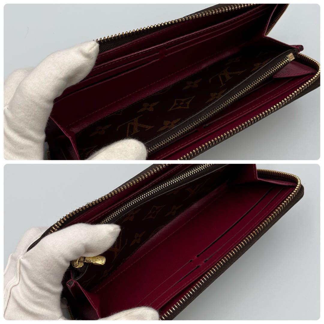 極美品✨ルイヴィトン モノグラム ポルトフォイユ クレマンス フューシャ