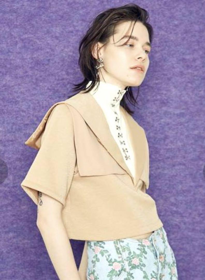 美品♡PAMEO POSEパメオポーズ♡Justice Top・セーラー襟