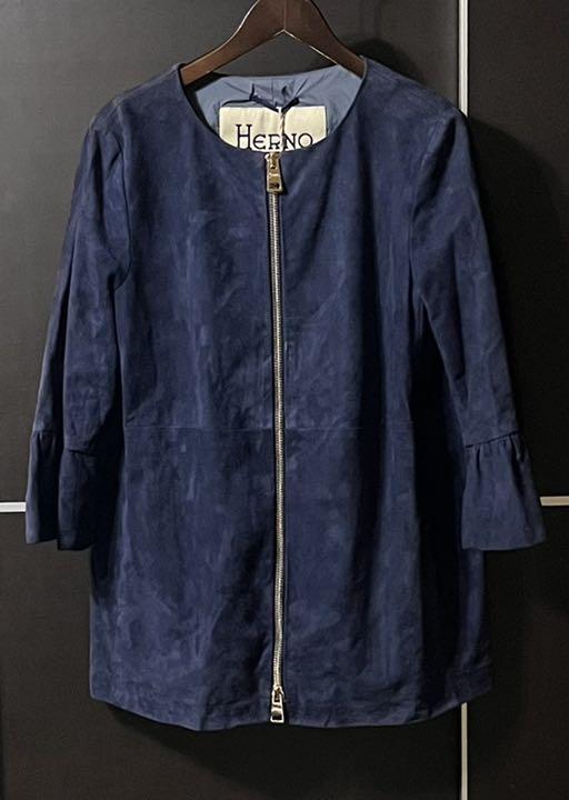 新品 定価約20万 ヘルノ ゴートレザー