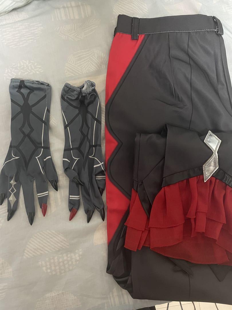 原神召使 アルレッキーノ コスプレ衣装 執行官コート、ウィッグ付き