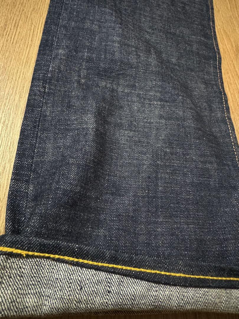 美品 EVISU 2001 朱耳 SPECIAL 白カモメ デニム 32×35