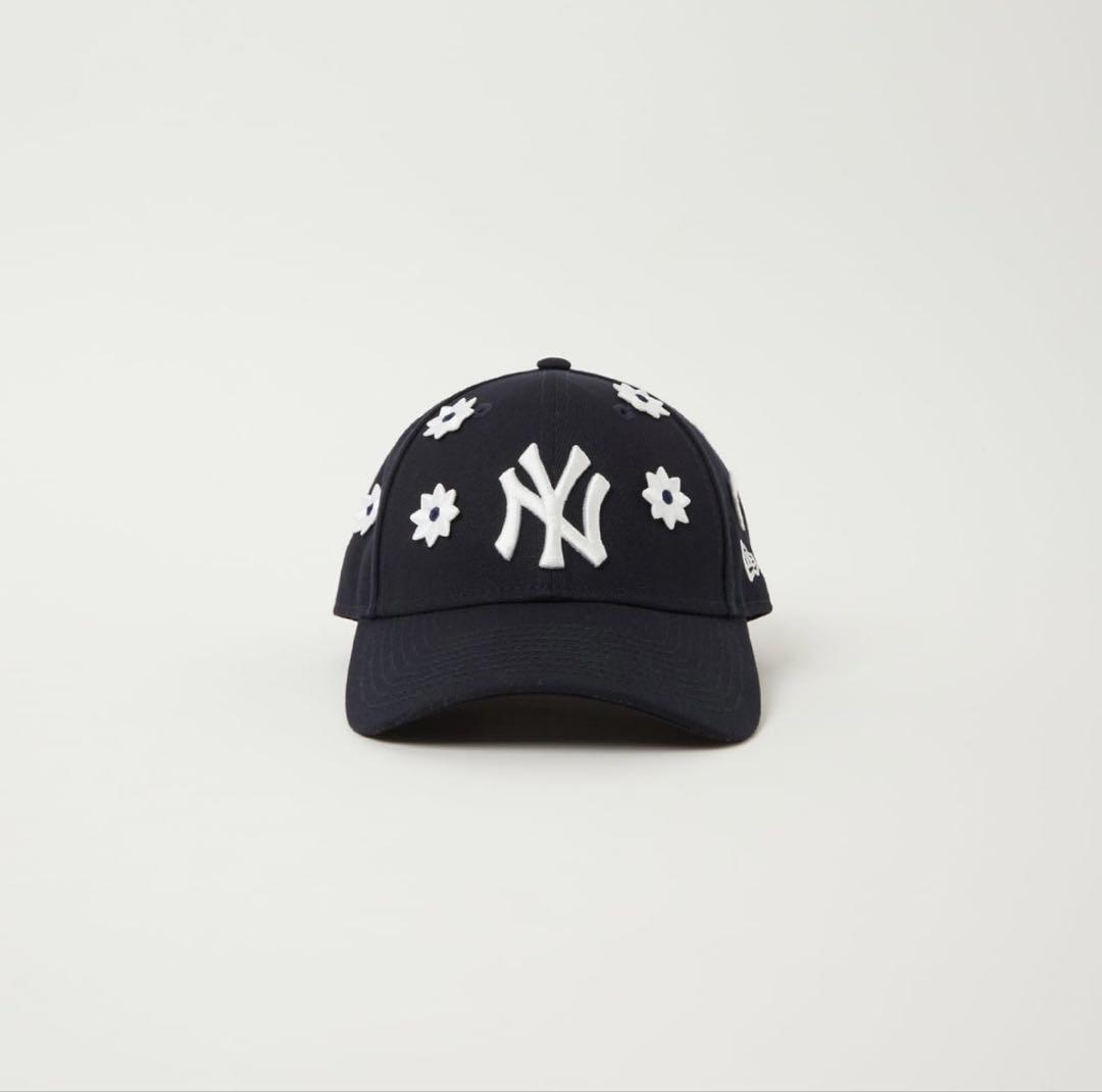 【美品】NICK GEAR Flower Cap NEW ERA 9Forty NICK GEAR】3D Flower Cap(Navy) - メルカリ