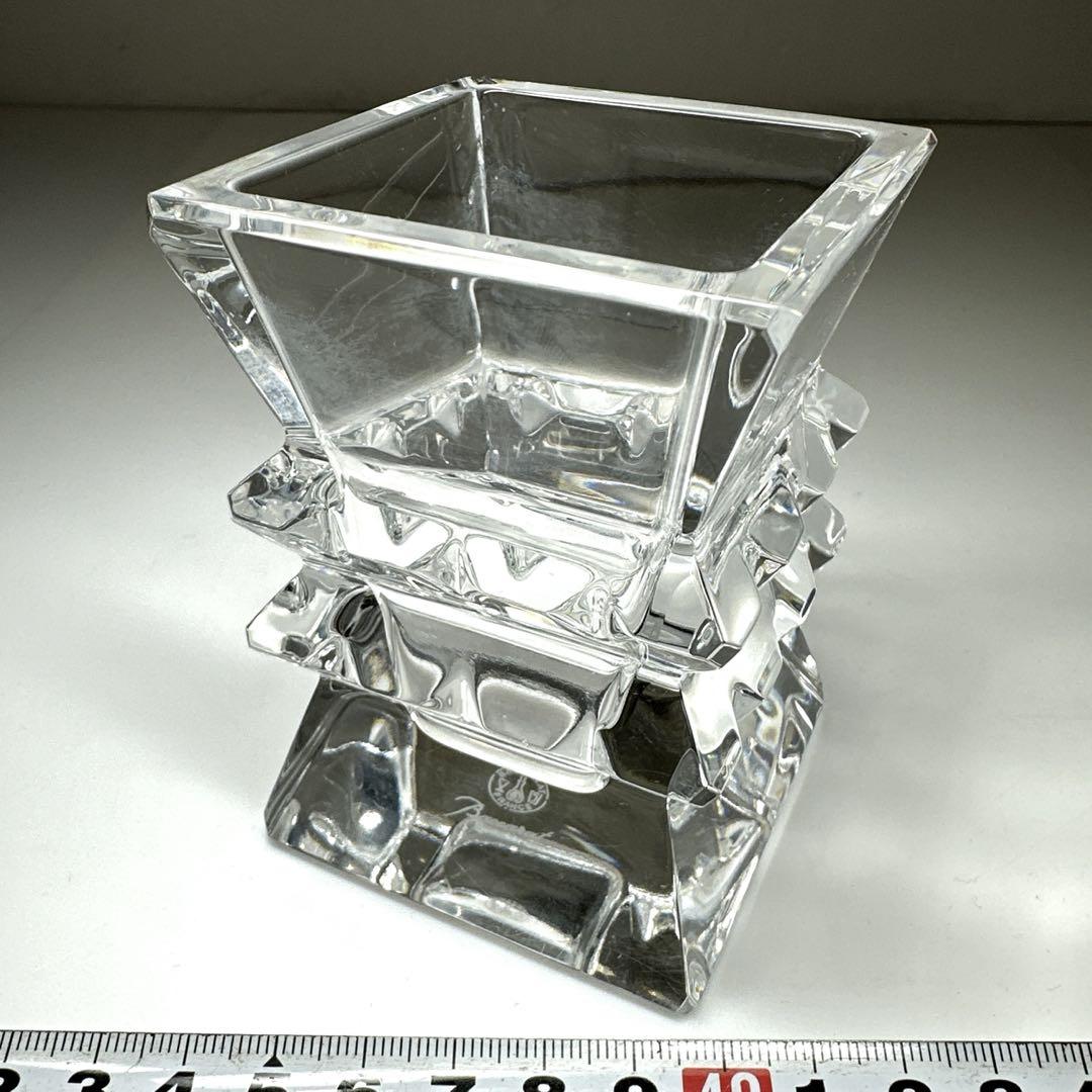 バカラ　コロンビーヌ　花瓶　高さ8.8㎝　東Y7-0410☆1Fタトチ