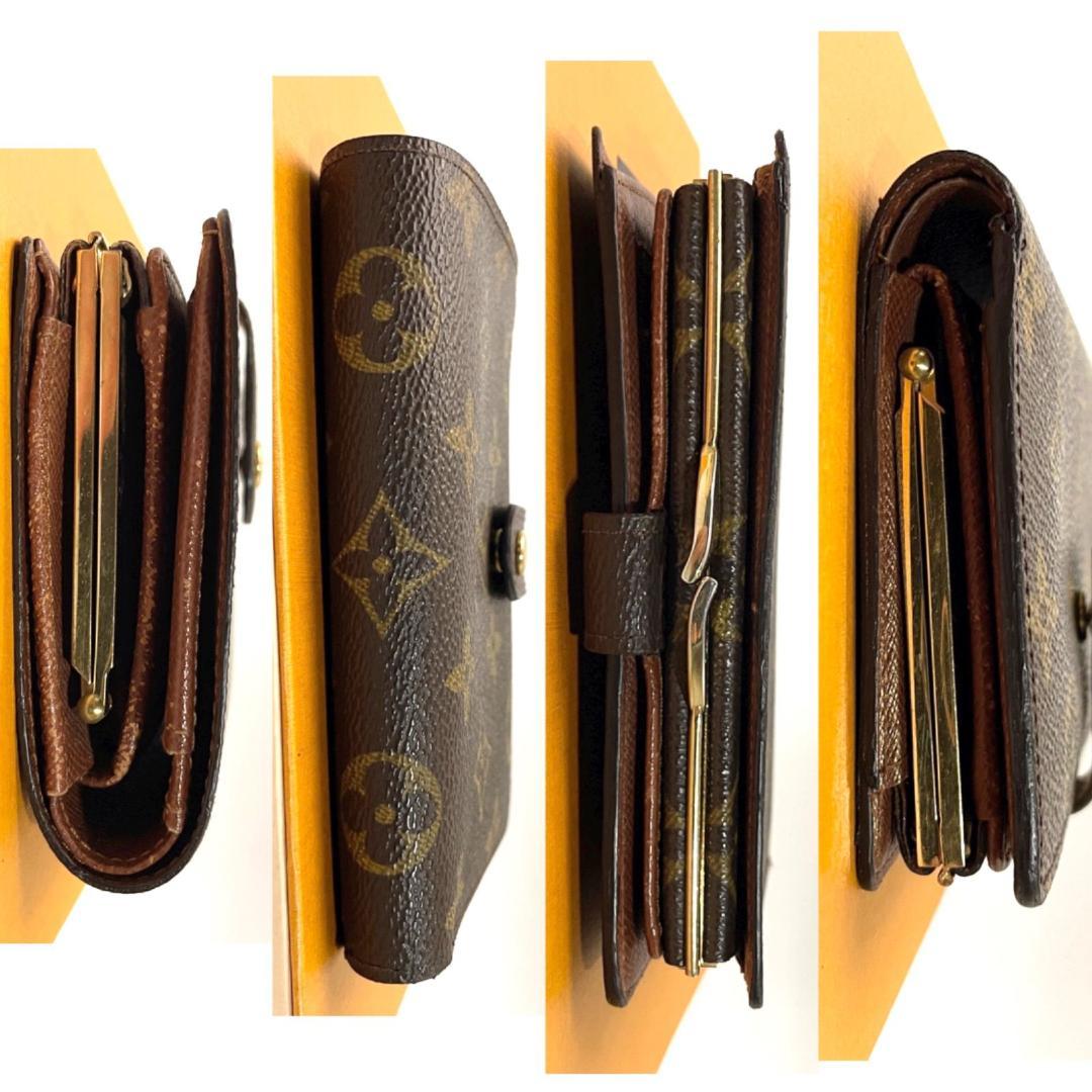 LOUIS VUITTON モノグラム ヴィエノワ がま口 二つ折り財布 小物