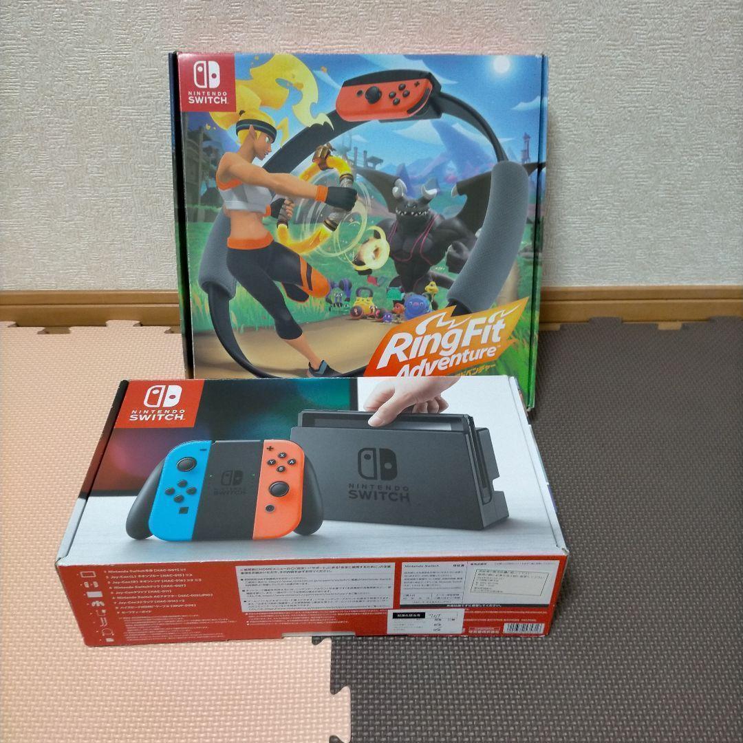 NintendoSwitch リングフィットアドベンチャーセット(箱ダメージ)