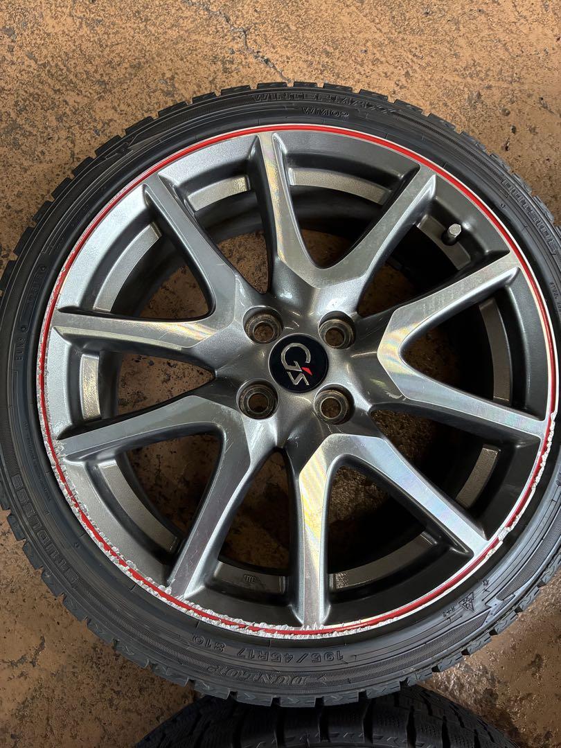 205/45R17 7J×17インチ トヨタ ヴィッツG's純正ホイール＆タイヤ