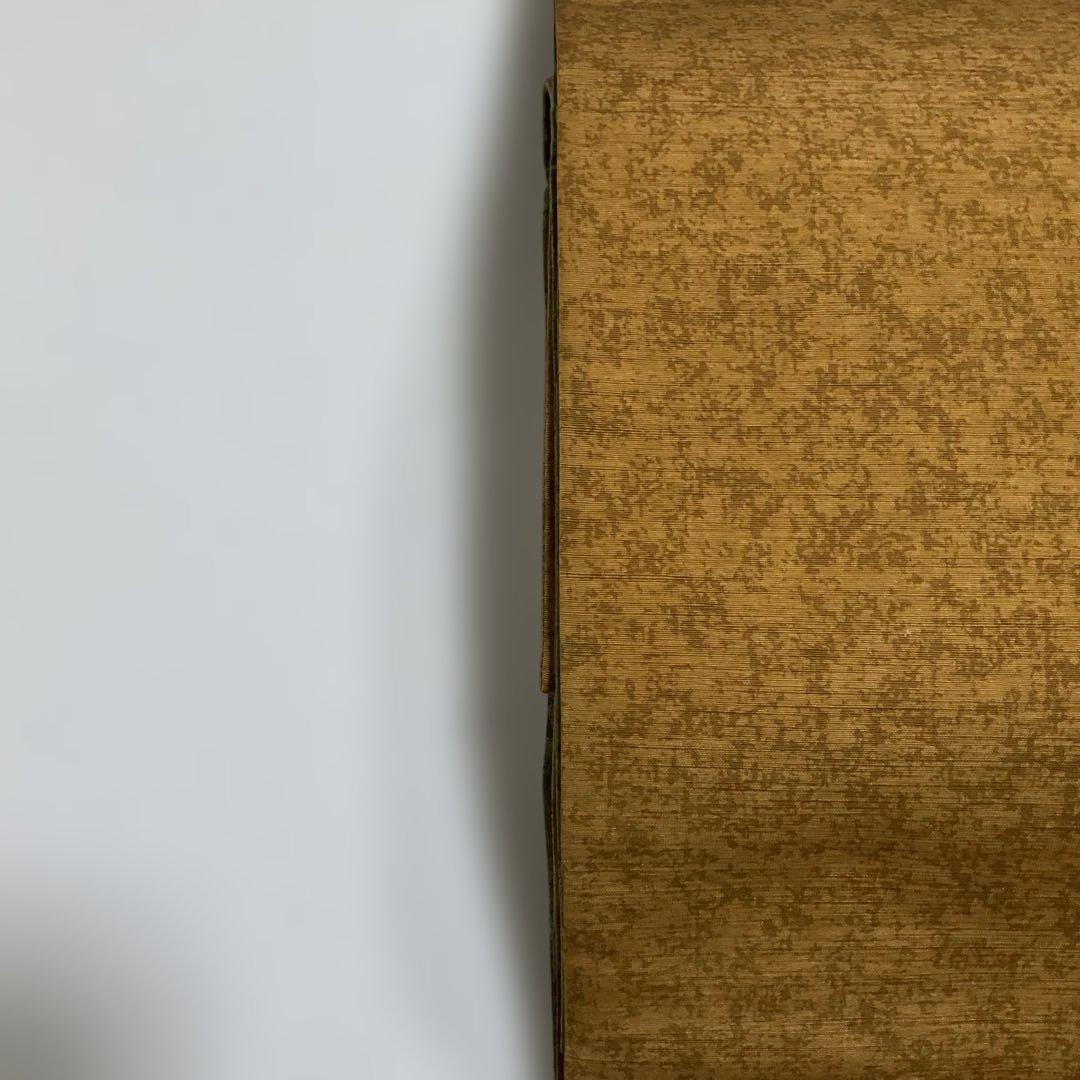 「霜月展」 No.2639 正絹纐纈染めリバーシブル袋帯 美品 「霜月展」 No.2639 正絹纐纈染めリバーシブル袋帯 美品