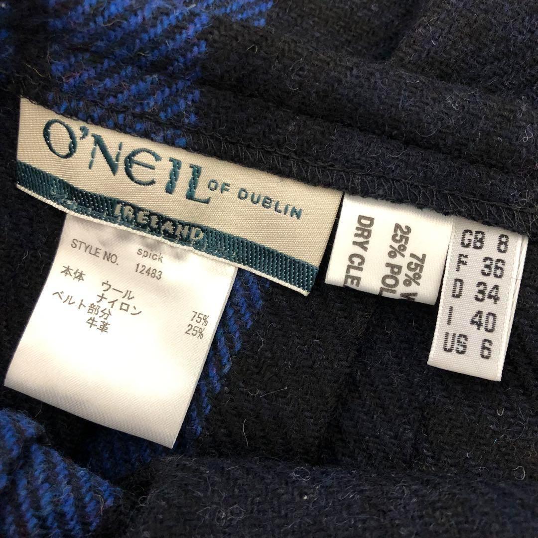 O’NEIL of DUBLIN スピックアンドスパン キルト ロングスカート