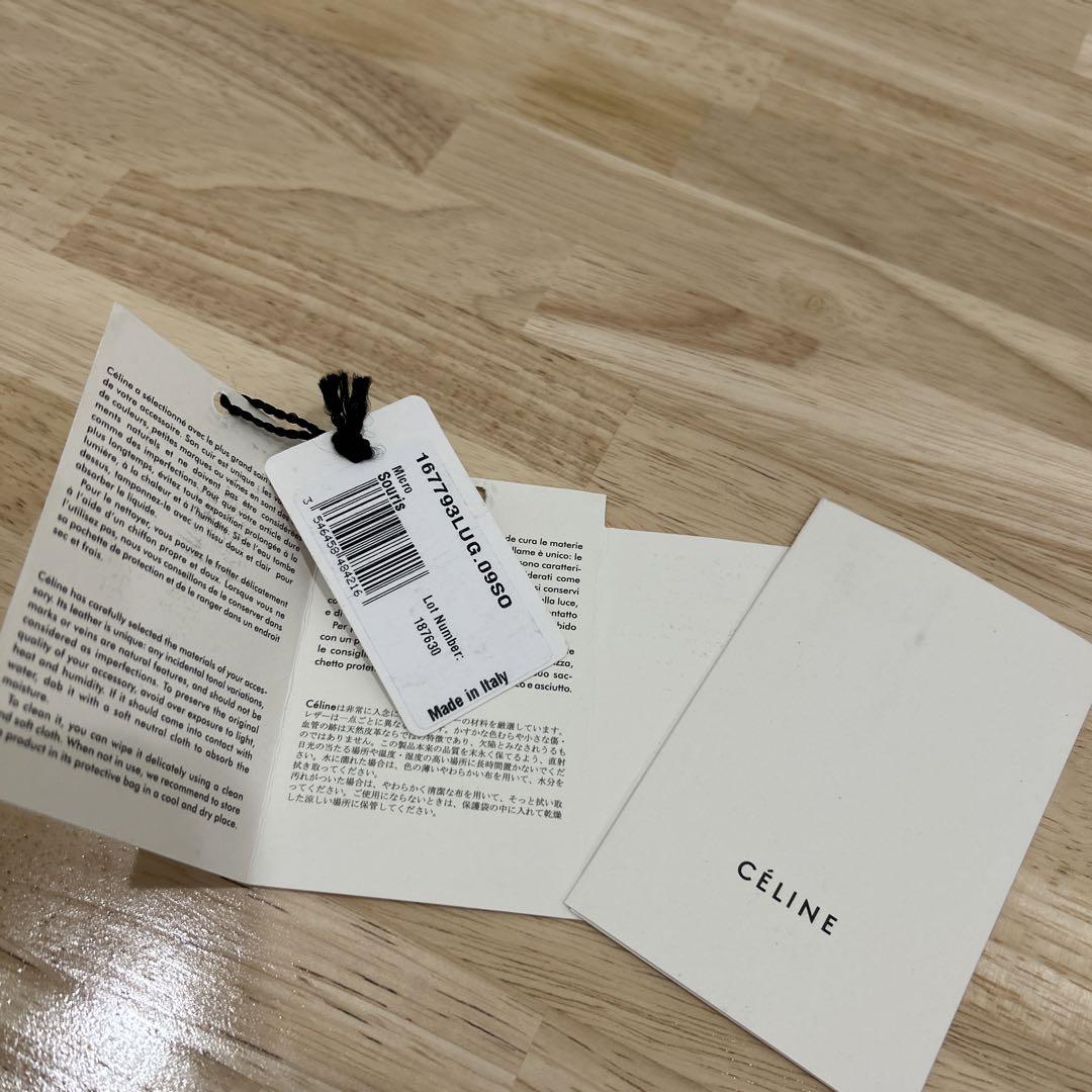 CELINE ラゲージ　マイクロ スリ　bag