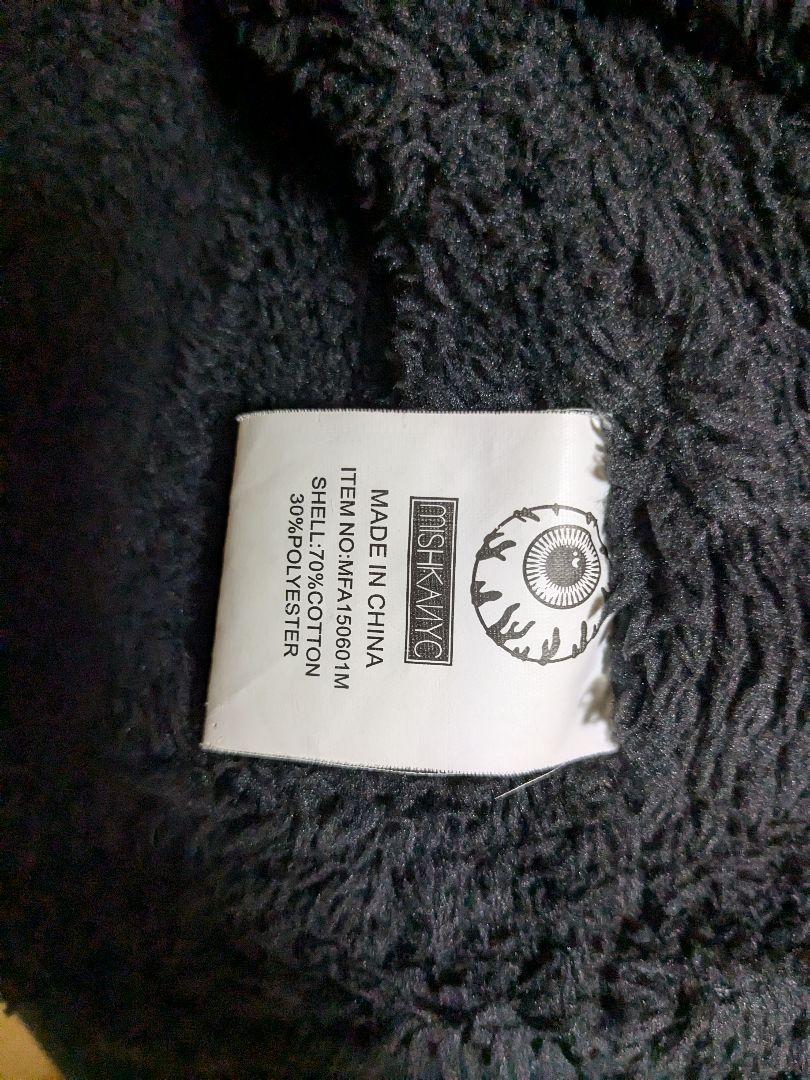 MISHKA スタジャン Lサイズ ブラック 刺繍